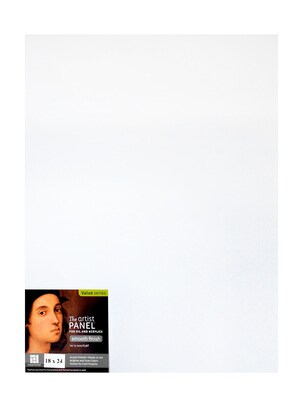 Ampersand The Artist Panel Primed Smooth Flat Profile 18 In. X 24 In. 1/8 In. (APS1824)