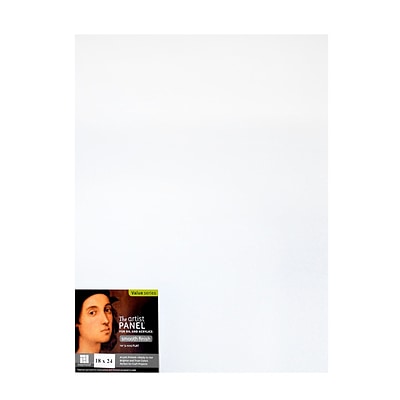 Ampersand The Artist Panel Primed Smooth Flat Profile 18 In. X 24 In. 1/8 In. (APS1824)