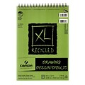 Canson XL Recycled Drawing Pads, 9 In. x 12 In., Pad Of 60 Sheets, WireBound Top, Pack Of 3 (3PK-100510915)