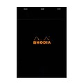 Rhodia Classic French Paper Pads Graph 8 1/4 In. X 11 3/4 In. Black [Pack Of 3] (3PK-182009)