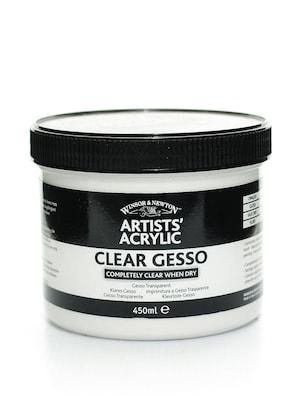 Winsor  And  Newton Artists Acrylic Gesso Clear 450 Ml (3050919)