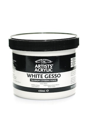 Winsor  And  Newton Artists Acrylic Gesso White 450 Ml (3050920)