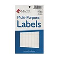 Maco Multi-Purpose Handwrite Labels Rectangular 3/8 In. X 1 1/4 In. Pack Of 1000 [Pack Of 6] (6PK-MS-620)