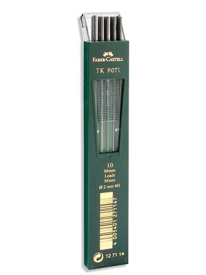 Faber-Castell Tk 9400 Clutch Drawing Pencil Leads 4H Pack Of 10 (127114)