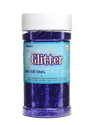 Advantus Corp Glitter Royal 8 Oz. Shaker Bottle [Pack Of 3] (3PK-SUL51144)