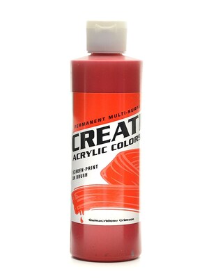 Createx Acrylic Colors Quinacridone Crimson 8 Oz. [Pack Of 3] (3PK-2007-08)