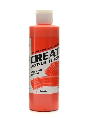 Createx Acrylic Colors Scarlet 8 Oz. [Pack Of 3] (3PK-2005-08)
