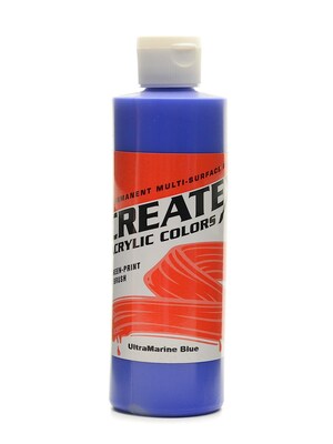 Createx Acrylic Colors Ultramarine Blue 8 Oz. [Pack Of 3] (3PK-2008-08)