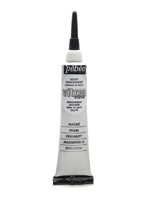 Pebeo Vitrea 160 Outliners Pearl 20 Ml [Pack Of 3] (3PK-114067)