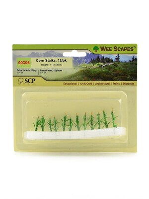 Wee Scapes Architectural Model Flowers  And  Hedges Corn Stalks 1 In. Pack Of 12 [Pack Of 3] (3PK-00306)