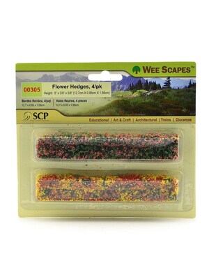 Wee Scapes Architectural Model Flowers & Hedges (Green Blossom) 5 X 3/8 , 3/Pack (3PK-00305)