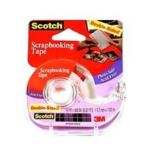 3M Double-Sided Scrapbooking Tape 1/2 In. X 8.33 Yd. Roll [Pack Of 3] (3PK-002)