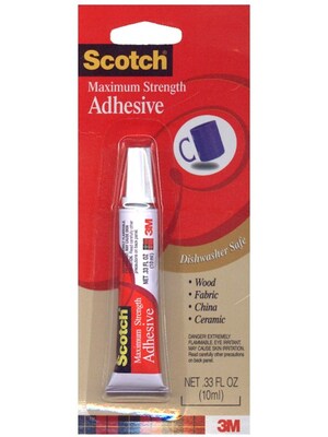 3M Maximum Strength Adhesive 0.33 Fl. Oz. Tube [Pack Of 12] (12PK-6048)
