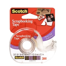 3M Scrapbooking Tape 3/4 In. X 400 In. Roll [Pack Of 4] (4PK-001)