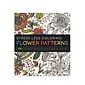 Adams Media Stress Less Coloring Adult Book Flower Patterns (9781440592874)