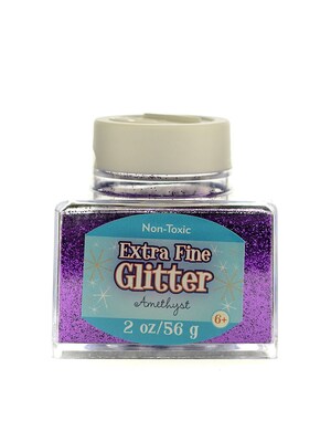 Advantus Corp Extra Fine Glitter Amethyst 2 Oz. Stackable Jar [Pack Of 4] (4PK-SUL50866)
