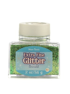 Advantus Corp Extra Fine Glitter Emerald 2 Oz. Stackable Jar [Pack Of 4] (4PK-SUL50869)