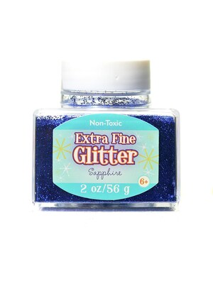Advantus Corp Extra Fine Glitter Sapphire 2 Oz. Stackable Jar [Pack Of 4] (4PK-SUL50867)
