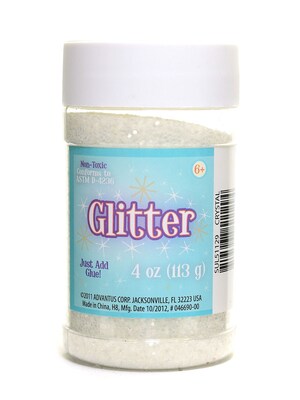 Advantus Corp Glitter Crystal 4 Oz. Shaker Bottle [Pack Of 6] (6PK-SUL51129)