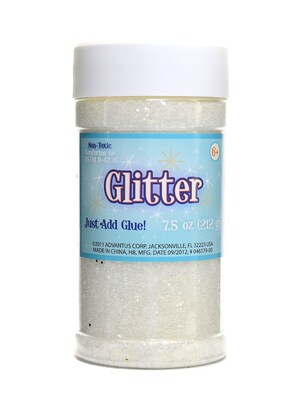 Advantus Corp Glitter Crystal 8 Oz. Shaker Bottle [Pack Of 3] (3PK-SUL51146)