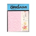 Aitoh Origami Paper 5 7/8 In. X 5 7/8 In. Kira Chiyogami Plum Leaves 12 Sheets (83-0731)