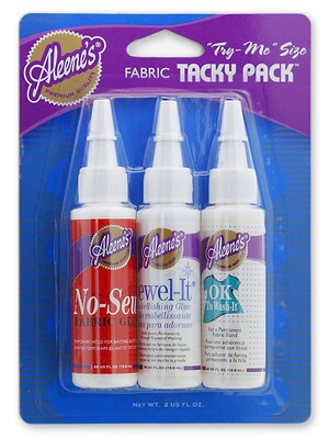 AleeneS Fabric Tacky Pack 2 Oz. Bottles Set Of 3 [Pack Of 9] (9PK-25805)