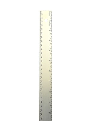 Alumicolor Straight Edges With Center Finding Backs Silver (1596-1)