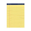 Ampad Ruled Legal Pads Canary 8 1/2 x 11, 6/Pack (6PK-20-220)