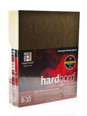 Ampersand Cradled Hardboard 8 In. X 10 In. 2 In. (HBWC08)