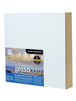 Ampersand Deep Cradle Gessobord 12 In. X 12 In. (GBWC122)