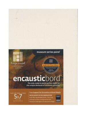 Ampersand Encausticbord 5 In. X 7 In. 1/8 In. Pack Of 3 (EN057)