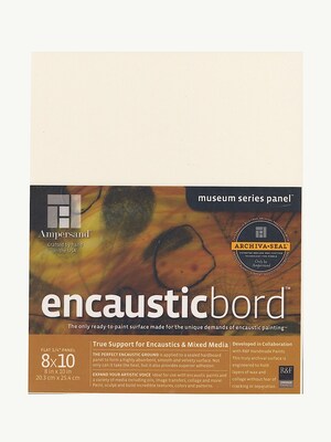 Ampersand Encausticbord 8 In. X 10 In. 1/4 In. Each [Pack Of 3] (3PK-EN0810)