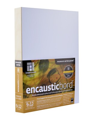 Ampersand Encausticbord 9 In. X 12 In. 1 1/2 In. Each (ENC150912)