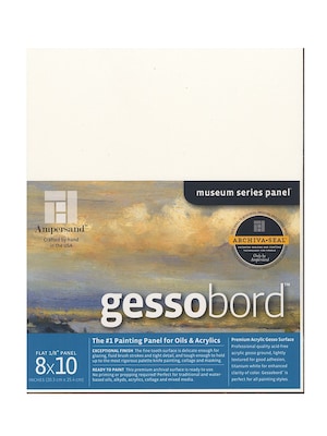 Ampersand Gessobord 8 In. X 10 In. 1/8 In. Each (GBS08)