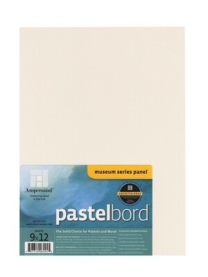 Ampersand Pastelbord 9 In. X 12 In. White Each (PBW09)