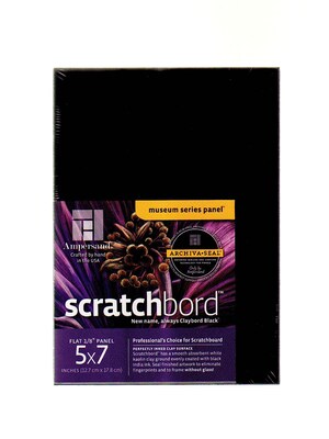 Ampersand Scratchbord 5 In. X 7 In. Pack Of 3 [Pack Of 2] (2PK-CBB05)