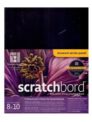 Ampersand Scratchbord 8 In. X 10 In. Each [Pack Of 2] (2PK-CBB08)