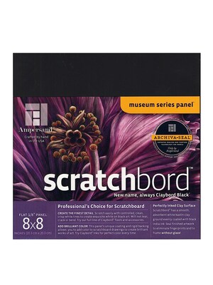 Ampersand Scratchbord 8 In. X 8 In. Each [Pack Of 2] (2PK-CBB088)