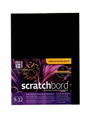 Ampersand Museum Series Scratchbord Board, 9 X 12 (CBB09)