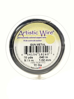 Artistic Wire Spools 10 Yd. Antique Brass 18 Gauge [Pack Of 4] (4PK-AWS-18-24-10YD)