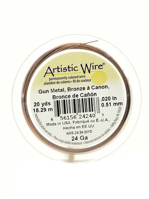Artistic Wire Spools 20 Yd. Antique Brass 24 Gauge [Pack Of 4] (4PK-AWS-24-24-20YD)