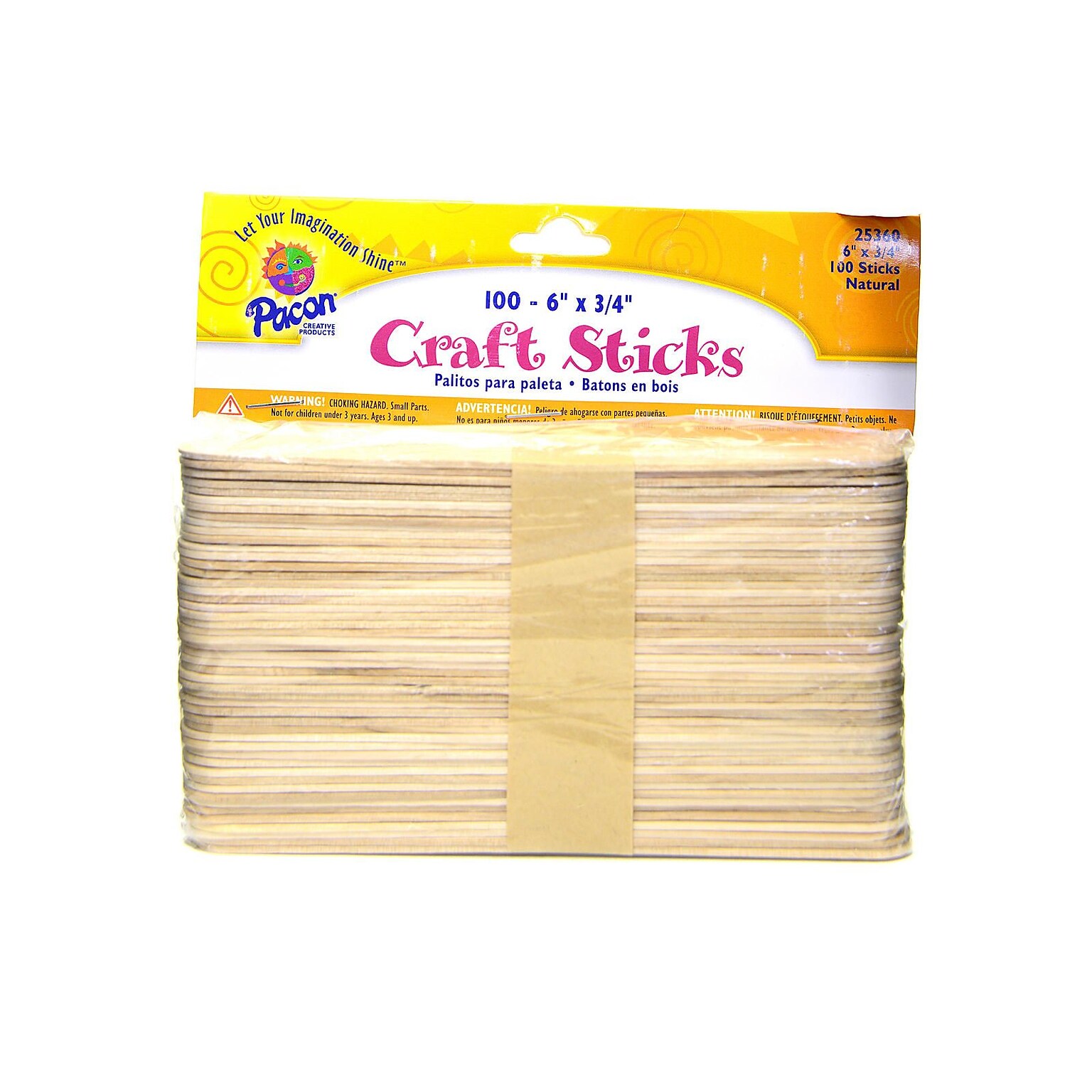 Bemiss Jason Wooden Craft Sticks 6 In. X 11/16 In. [Pack Of 10] (10PK-25360)