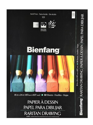 Bienfang Raritan Heavyweight Drawing Paper 18 In. X 24 In. [Pack Of 2] (2PK-R234257)
