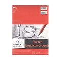 Canson Foundation Sketch Pads, 9 In. x 12 In., 50 Sheets, Pack Of 4 (4PK-100511029)