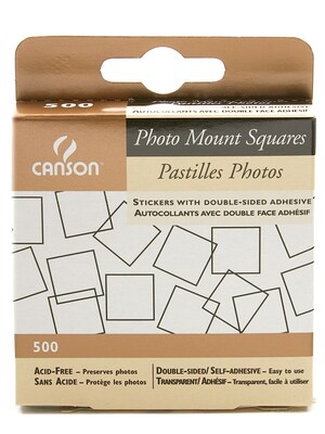 Canson Photo Mount Squares Pack Of 500 [Pack Of 4] (4PK-100510369)