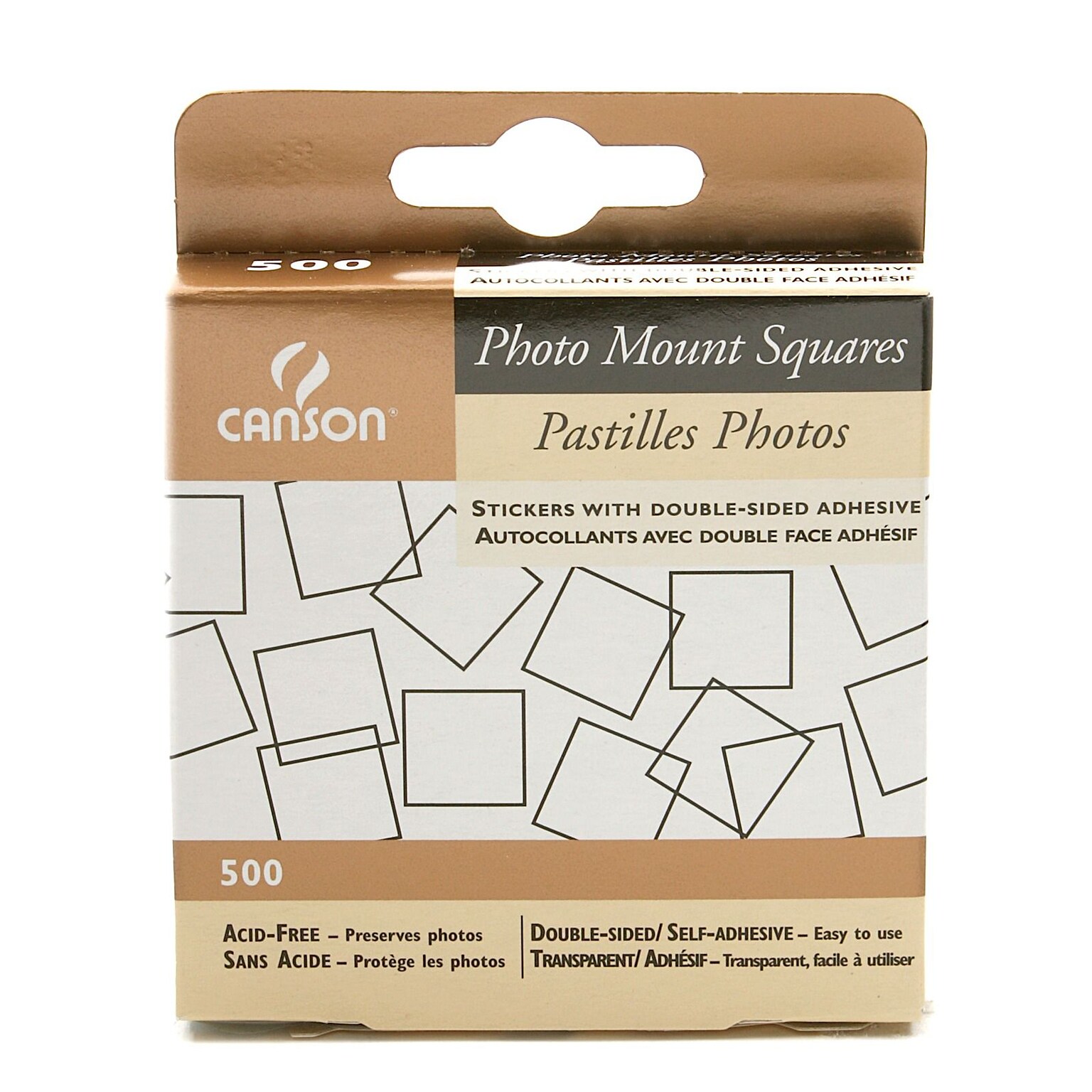 Canson Photo Mount Squares Pack Of 500 [Pack Of 4] (4PK-100510369)