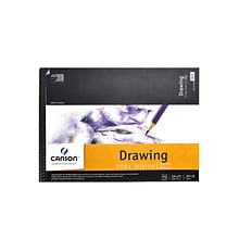 Canson Pure White Drawing Pads, 18 In. x 24 In. (100510893)