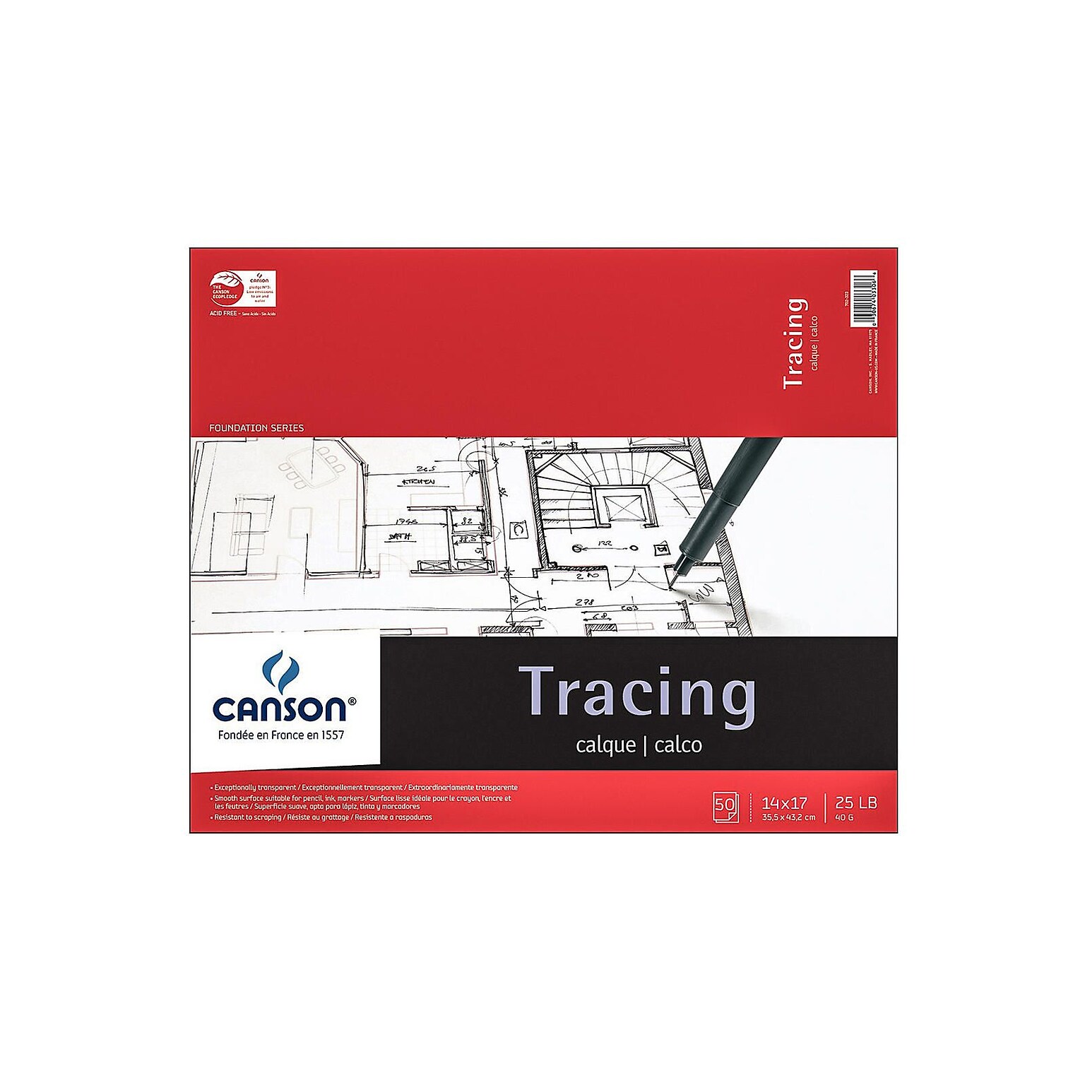 Canson Tracing Pad, 14 In. x 17 In. (100510962)