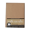 Canvas Corp Packaged Cards And Envelopes Note Cards With Envelope Kraft 4 In. X 5 1/2 In. Pack Of 8 [Pack Of 4] (4PK-CDS1039)