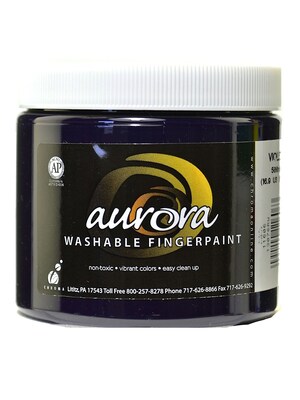 Chroma Inc. Aurora Washable Finger Paint Violet [Pack Of 4] (4PK-11606)